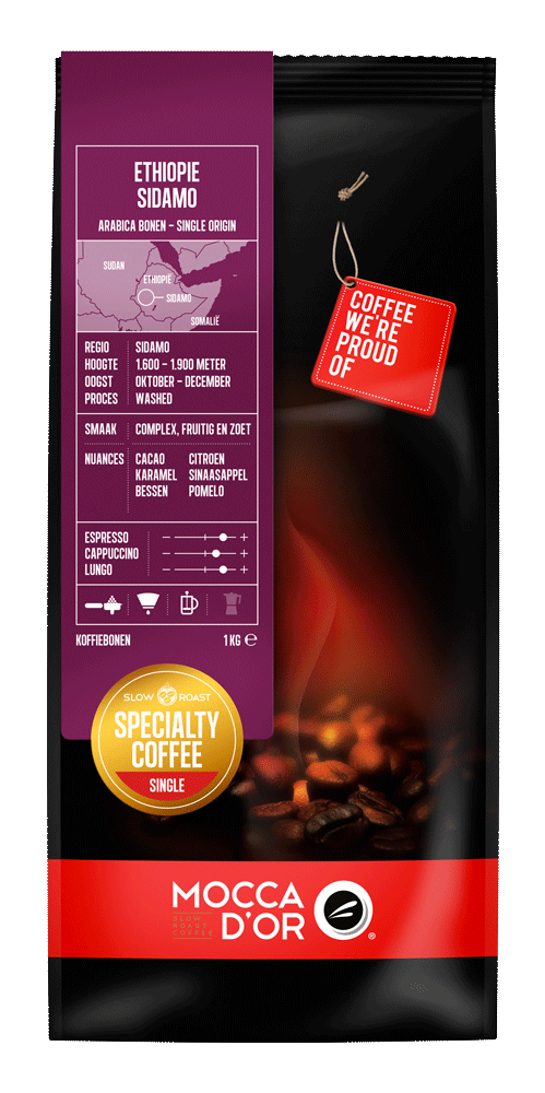 Ethiopië Sidamo Mocca d’or Espresso koffiebonen