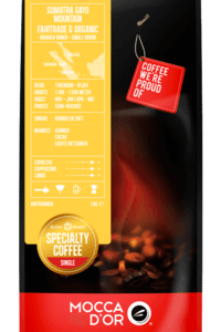 Sumatra Gayo Mountain Mocca d’or Espresso koffiebonen